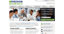 Desktop Screenshot of freedominsagent.com
